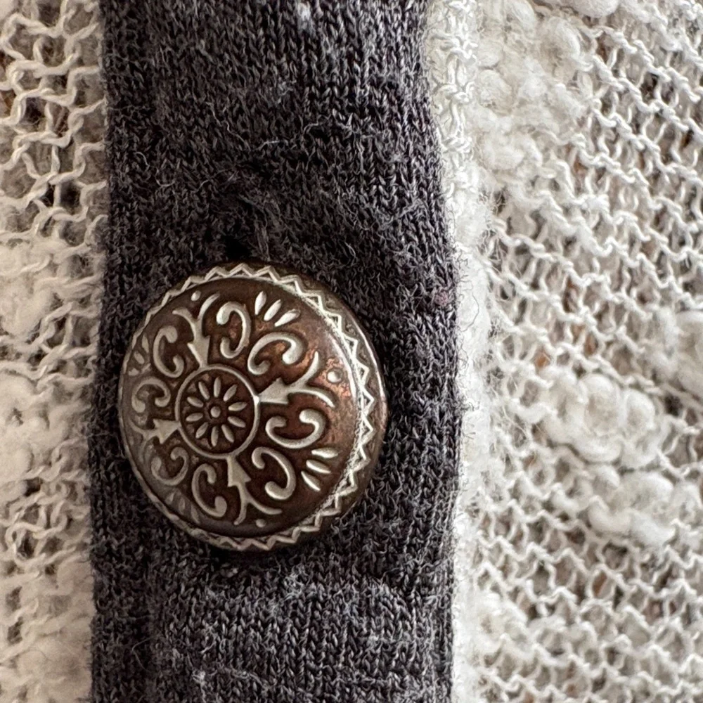 BKE Multicolor Patchwork Cardigan - Picture 7 of 8